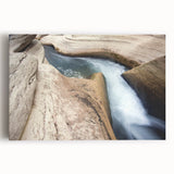 Black and white photograph of Caribbean scenery on stretched canvas, ideal for kitchen wall art.