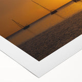 Art deco poster of Caribbean Virgin Islands in pastel colors on rolled canvas, suitable for dining room wall art.