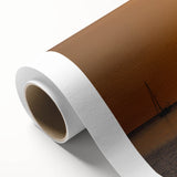 Art deco poster of Caribbean Virgin Islands on rolled canvas, in pastel shades, ideal for nursery wall art.