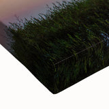 Black and white landscape art painting of a Costa Rican scenery on stretched canvas, ideal for bedroom wall decor.