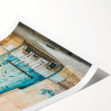 Extra large wall art featuring line art flowers in monochrome, printed on rolled canvas.