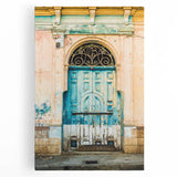Large black and white stretched canvas of El Salvador scenery, ideal for kitchen wall art.