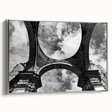 Framed canvas depicting a vintage-style landscape art painting of a Guatemalan scenery in vibrant colors.