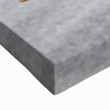 Large art of a black and white landscape painting of Honduras on stretched canvas, ideal for bedroom wall decor.