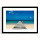 Abstract art print featuring a textured, colorful depiction of Central America on a large canvas.