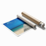 Extra large rolled print of a tropical Nicaraguan landscape with vibrant green foliage, ideal for classy bathroom wall art.