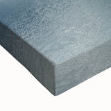 Large art depicting a black and white Austrian landscape on stretched canvas, suitable for bedroom wall placement.