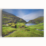 Black and white photo of a European cityscape on large stretched canvas, ideal for kitchen wall art.