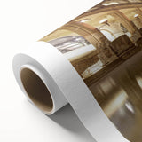 Art Deco poster of Bath, England, in pastel hues on rolled canvas, ideal for nursery wall art.