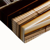 Large art of Piccadilly Circus in black and white tones on stretched canvas, suitable for bedroom wall decor.