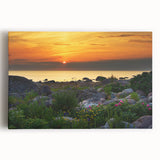 Black and white photograph of a European cityscape on stretched canvas, ideal for kitchen wall art.