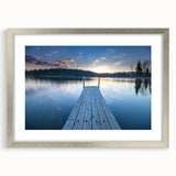 Extra large abstract art print of a textured Finnish landscape in muted earth tones on a framed canvas.