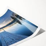 Extra large wall art featuring line art flowers in black on a white background, ideal for large living room decor.