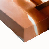 Large art featuring a black and white landscape of Southern France on stretched canvas, suitable for bedroom wall decor.