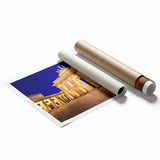 Extra large wall art featuring a detailed floral print in pastel shades on a rolled canvas, ideal for classy bathroom decor.