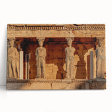 Black and white image of a European street scene on a large stretched canvas, suitable for kitchen wall art.