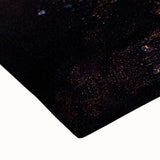 Black and white landscape painting of Greenland on stretched canvas, suitable for bedroom wall art.