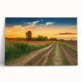 Black and white photograph of a European cityscape on large stretched canvas, suitable for kitchen art.