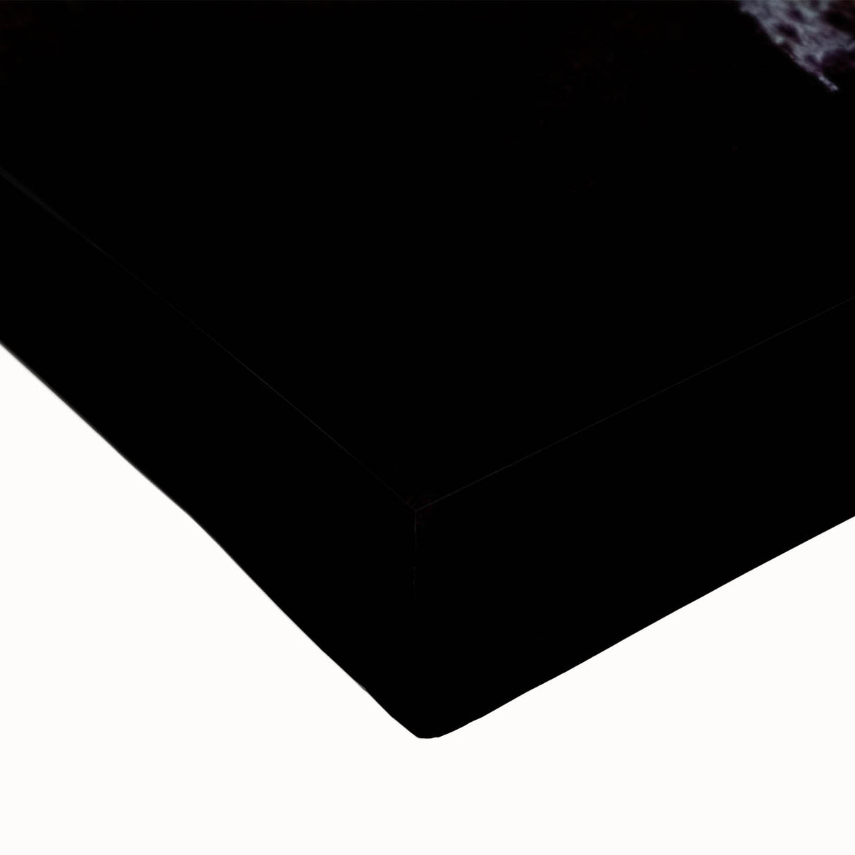 Large art of Capri landscape in black and white on stretched canvas, suitable for bedroom wall decor.