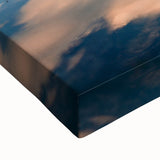 Black and white landscape art painting of the Dolomites on stretched canvas, ideal for bedroom wall decor.