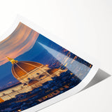 Extra large wall art featuring line art flowers on a rolled print, ideal for large living room decor.