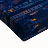 Black and white landscape art painting of Florence on stretched canvas, suitable for bedroom wall art.