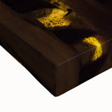 Large art of Naples landscape in black and white tones on stretched canvas, suitable for bedroom wall decor.