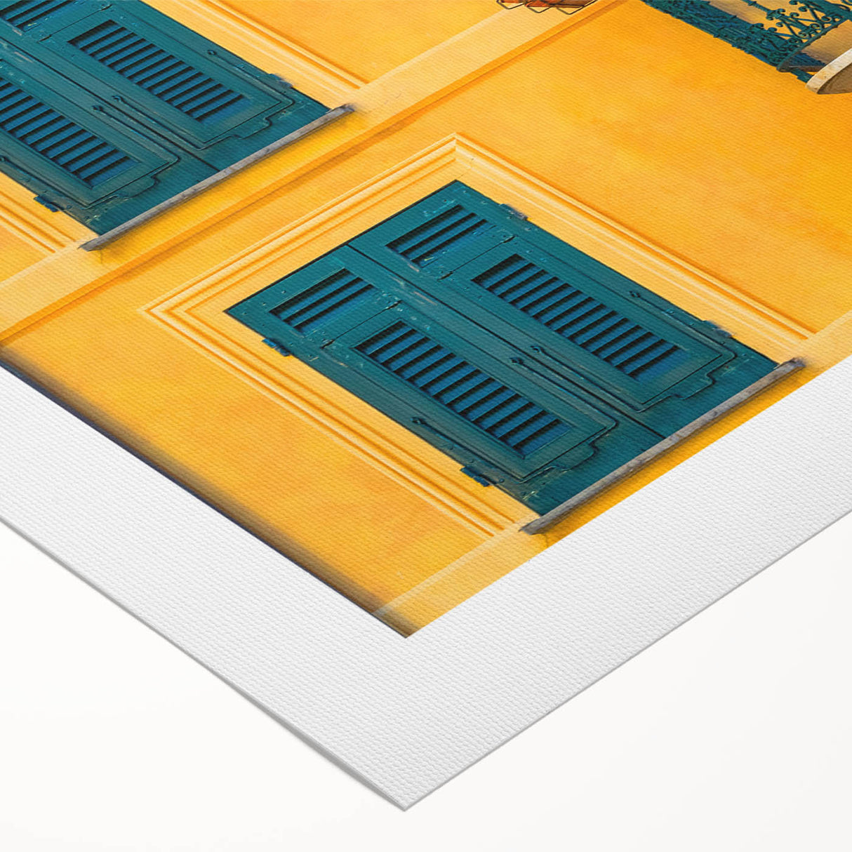 Art deco poster of Portofino, Italy, featuring vibrant coastal hues on rolled canvas, suitable for dining room decor.