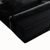 Black and white landscape art painting of Rome on stretched canvas, ideal for bedroom wall decor.