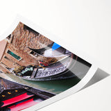 Extra large wall art of a line art floral design in monochrome, ideal for large living room decor, rolled print format.