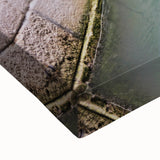 Black and white landscape art painting of Venice on stretched canvas, ideal for bedroom wall art.