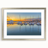 Extra large abstract art print of a textured Sochi scenery in silver frame, ideal for living room wall decor.