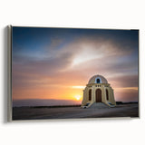 Vintage poster art of Andalucia, Spain on a framed canvas, featuring a vibrant color palette, ideal for living room decor.