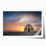 Rolled print of Andalucia, Spain scenery with vibrant floral elements, ideal for art wall dining room.