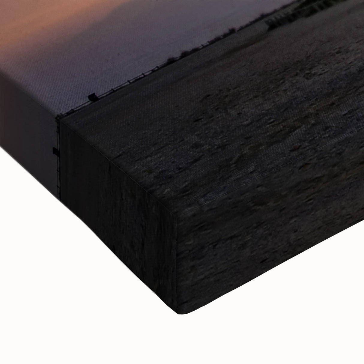 Large art depicting a black and white landscape of Andalucia, Spain on stretched canvas, ideal for bedroom decor.