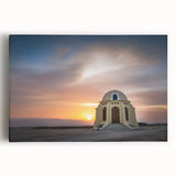 Black and white stretched canvas of Andalucia, Spain, perfect for kitchen wall art.