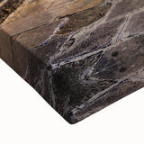 Black and white landscape art painting of Barcelona on stretched canvas, ideal for bedroom wall art.