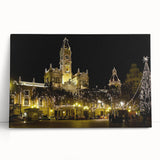 Black and white photo of Valencia scenery on large stretched canvas, ideal for kitchen wall art or bedroom ambiance.