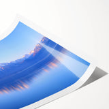 Extra large wall art featuring line art flowers in black on white, rolled print, ideal for large living room decor.