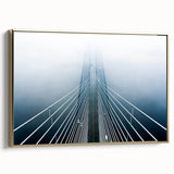 Framed canvas depicting a vintage-inspired landscape of Ukraine in muted gold and black tones, ideal for bedroom wall art.