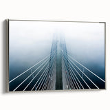 Landscape art painting of a scenic European village on framed canvas, featuring colorful art in a vintage poster style.