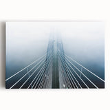 Black and white photograph of a European cityscape on stretched canvas, suitable for kitchen wall art.