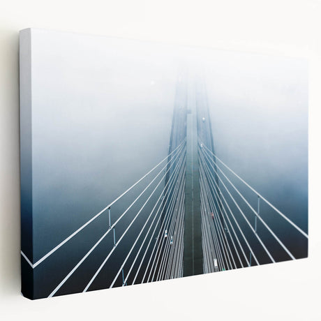 Large canvas print of a European scenery in muted earth tones, ideal for kitchen wall art.