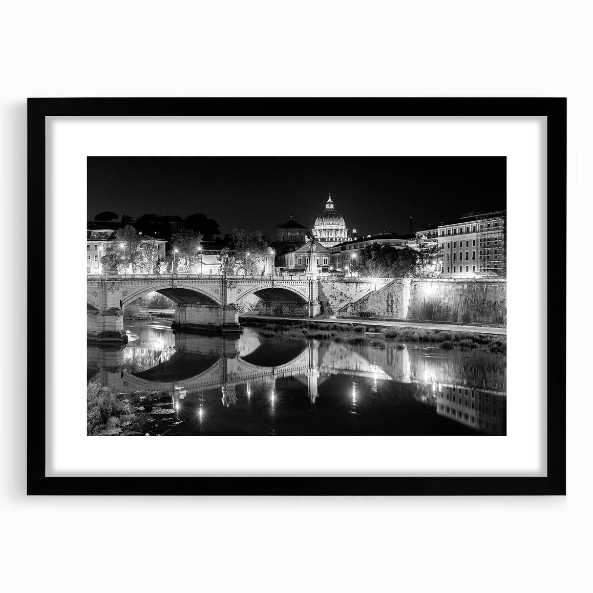 Colorful abstract art print of the Vatican, featuring vibrant hues on a textured, extra large canvas.
