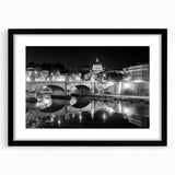 Colorful abstract art print of the Vatican, featuring vibrant hues on a textured, extra large canvas.