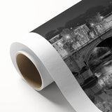 Art deco poster of European Vatican scenery in muted earth tones on rolled canvas, ideal for nursery wall art.