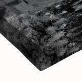 Black and white landscape art painting of the Vatican on stretched canvas, suitable for bedroom wall decor.