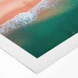 Art deco poster featuring Acapulco scenery in vibrant colors on rolled canvas, ideal for dining room wall art.