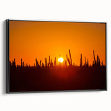 Black and white landscape art painting of Baja California on framed canvas, ideal for bedroom wall decor.