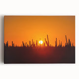 Black and white stretched canvas of Baja California scenery, ideal for kitchen wall art.